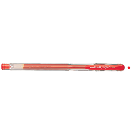Uni-Ball Roller Kalem Signo Fine Jel Bilye Uç 0.7 MM Kırmızı UM-100