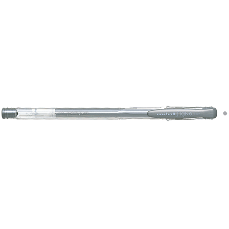 Uni-Ball Roller Kalem Signo Fine Jel Bilye Uç 0.8 MM Gümüş UM-100