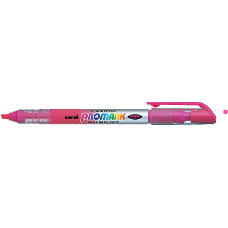 Uni-Ball Fosforlu Kalem Promark Eye Cep Tipi Pembe USP-105