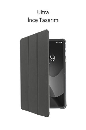 Fuchsia Honor Pad 8 Uyumlu Akıllı Kılıf PU Deri Standlı Tablet Kılıfı