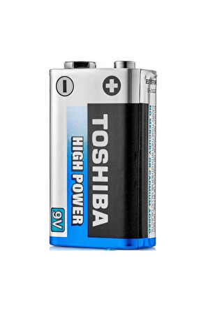 Toshiba 6LR61 9 Volt Alkalin Pil  - Hıgh Power Pil