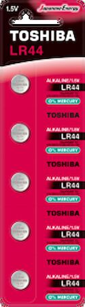 TOSHIBA LR44 ALKALİN PİL 5Lİ