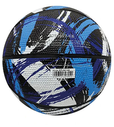 Moletn Grafik Serisi Mavi-Siyah Basketbol Topu B7F1601-KB 