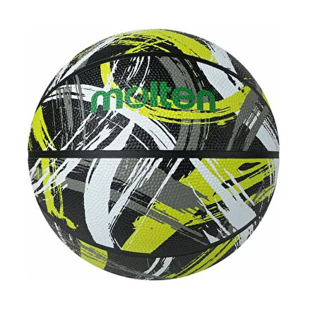 Molten Kauçuk Basketbol Siyah ve Sarı 7 Numara Basketbol Topu B7F1601