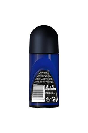 Nivea Men Erkek Rol-on Deodorant Deep Dimension Espresso 50ml, 48 Saat Anti-perspirant Ter Koruması