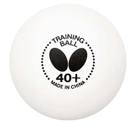 Butterfly Masa Tenisi Topu BTF Training Ball 40+ white 6er 7250730140