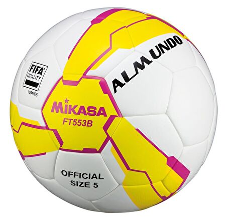 Mikasa FT553B-YP No5 Sentetik Deri Hibrit Futbol Topu