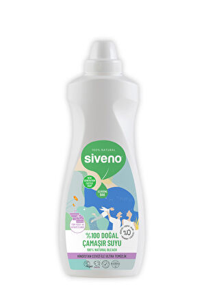 Siveno %100 Doğal Çamaşır Suyu Bitkisel Lavanta Çay Ağacı Tüm Yüzey Ve Kumaşlarda 700 ml