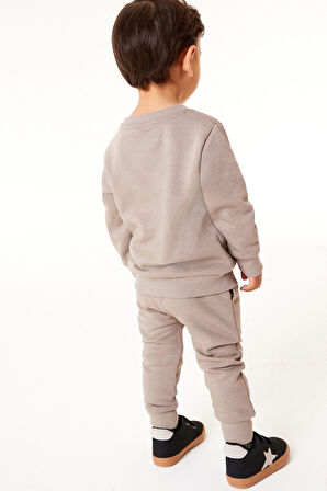 Next Baby % 100 Pamuklu Putty Stone Jogger Set