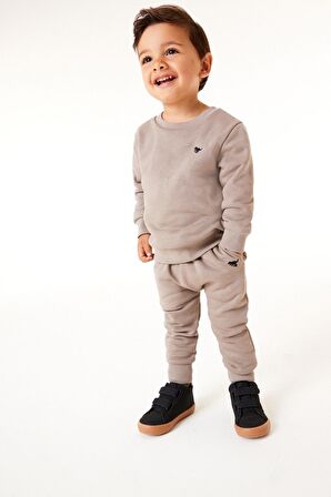% 100 Pamuklu Putty Stone Jogger Set