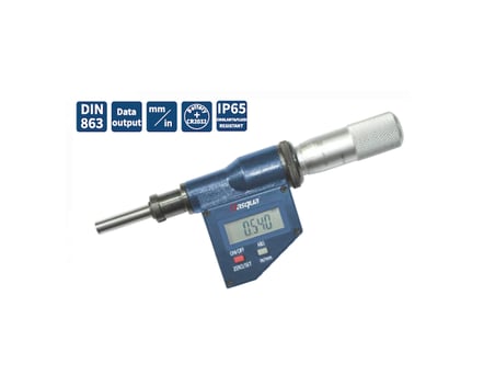 Dasqua 25-50Mm Dijital Mikrometre Kafası İp65 Yağa, Suya Dirençli 0.001Mm 4910-2135