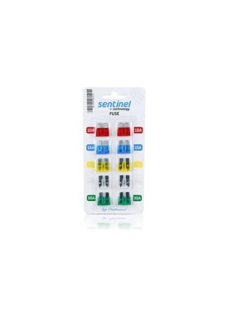Bıçak Sigorta 10A, 15A, 20A, 25A, 30A / 10LU SET - 19X19 MM