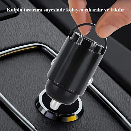 45W Araç Şarj Cihazı | PD & QC 3.0 Destekli Hızlı Şarj Adaptörü