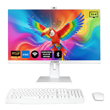 Xaser Xs107 i5 6400 16GB Ram 1TB SSD 23.8" Webcam + Wifi+ BT All In One Bilgisayar