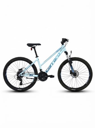 Carraro Force 621 HD Fren 21 Vites 26 Jant Dağ Bisikleti Mat Cam Mavi Turuncu 38 Kadro