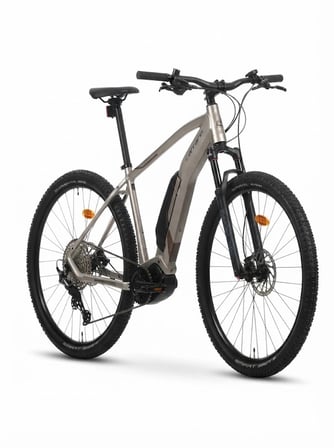 Carraro Kifuka E7 29 Elektrikli Bisiklet 12 Vites E-MTB Nikel Gri Kahve Siyah 47 Kadro