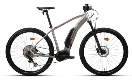 Carraro Kifuka E7 29 Elektrikli Bisiklet 12 Vites E-MTB Nikel Gri Kahve Siyah 47 Kadro