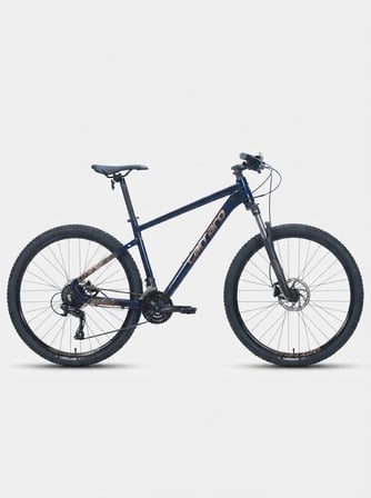 Carraro Crx 724 HD Fren 24 Vites 27,5 Jant Dağ Bisikleti Parıltılı Lacivert Bronz 36 Kadro