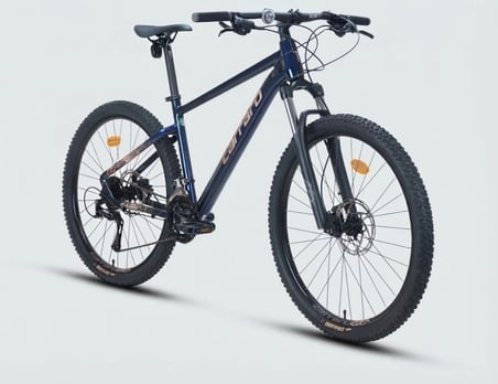 Carraro Crx 724 HD Fren 24 Vites 27,5 Jant Dağ Bisikleti Parıltılı Lacivert Bronz 36 Kadro