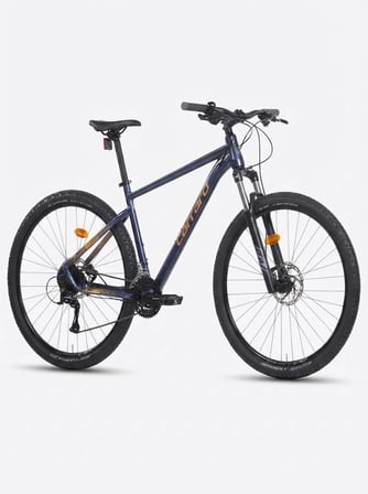 Carraro Crx 924 HD Fren 24 Vites 29 Jant Dağ Bisikleti Parıltılı Lacivert Bronz 44 Kadro