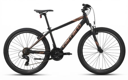 Carraro Force 600 V Fren 21 Vites 26 Jant Dağ Bisikleti Mat Siyah Bronz Beyaz 38 Kadro