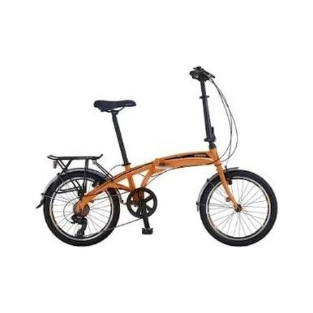 Salcano SLCN300L 20 V Fren 6 Vites 20 Jant Katlanır Bisiklet Mat Turuncu Siyah
