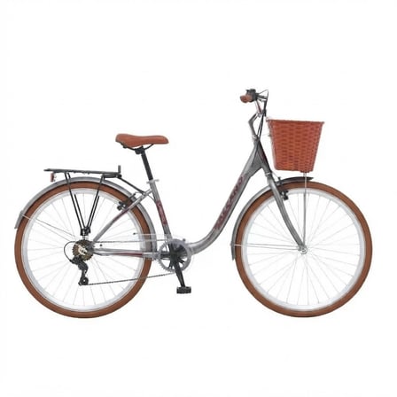 Salcano Cambridge 700 Unisex VR Fren 21 Vites 28 Jant Şehir Bisikleti Gri Bordo