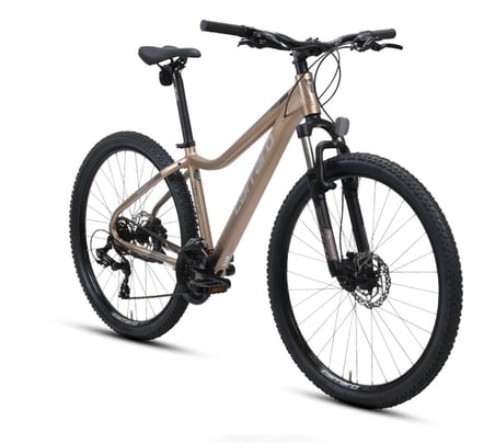 Carraro Speed 721 HD Fren 21 Vites 27,5 Jant Dağ Bisikleti Bronz Kahverengi Gümüş 41 Kadro