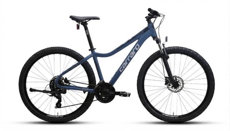 Carraro Speed 721 HD Fren 21 Vites 27,5 Jant Dağ Bisikleti Mat Şeker Mavi Gümüş 41 Kadro