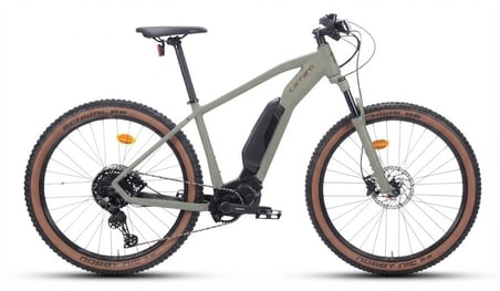 Carraro Kifuka E7 27.5 Elektrikli Bisiklet 504W 11 Vites E-MTB Nikel Gri Kahve Siyah 44 Kadro