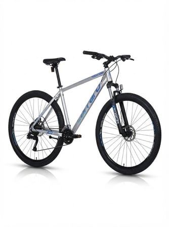 Carraro Force 970C HD Fren Cues 18 Vites 29 Jant Dağ Bisikleti Gümüş Mavi 48 Kadro