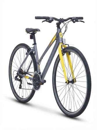 Carraro Sportive 322 V Fren 21 Vites 28 Jant Şehir Bisikleti Mat Antsarit Sarı 44 Kadro