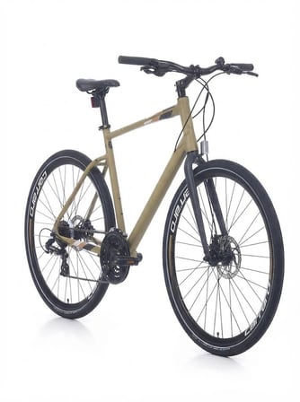 Carraro Sportive 324 HD Fren 24 Vites 28 Jant Şehir Bisikleti Mat Füme Bronz Sarı 52 Kadro