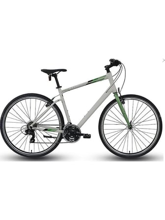 Carraro Sportive 321 V Fren 21 Vites 28 Jant Şehir Bisikleti Gri Yeşil Kahve 48 Kadro