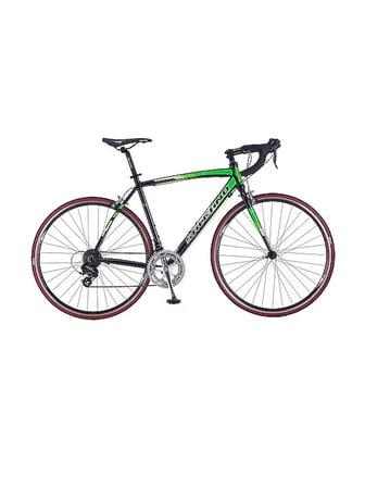Salcano XRS066 Kaliper Fren 14 Vites 28 Jant Yol Yarış Bisikleti Siyah Yeşil Açık Sarı 48 Cm