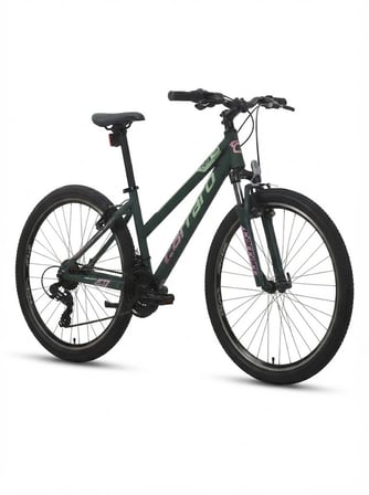 Carraro Force 601 V Fren 21 Vites 26 Jant Dağ Bisikleti Mat Koyu Yeşil Pembe 38 Kadro