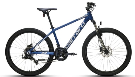 Carraro Force 620 HD Disk Fren 21 Vites 26 Jant Dağ Bisikleti Metalik Mavi Gümüş 38 Kadro