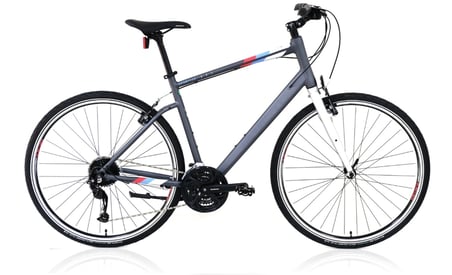 Carraro Sportive 327 V Fren 27 Vites 28 Jant Şehir Bisikleti Mat Antrasit Gümüş Mavi Kırmızı 56 Kadro