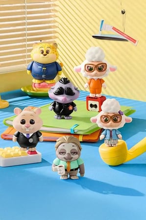 MINISO Disney Lisanslı Zootropolis Günlük Yaşam Kostümleri Blind Box – Figür 10 Cm