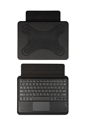 Fuchsia Savvy Keyboard S6 Lite (P610) Bluetooh Bağlantılı Standlı Klavyeli Tablet Kılıfı