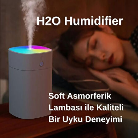 H2o Humidifier 400 Ml Ulrasonik Hava Nemlendirici (4915)