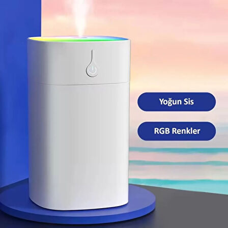 H2o Humidifier 400 Ml Ulrasonik Hava Nemlendirici (4915)
