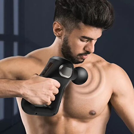 Gri Lcd Sporcu Egzersiz Masaj Aleti 8 Başlıklı Kh-750 (4915)