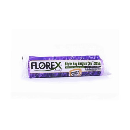 250 ADET FLOREX-503 AVANTAJ LAVANTA KOKULU BÜZGÜLÜ BÜYÜK 10PCS 65X70CM ÇÖP TORBA 25x10=250 (4915)
