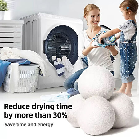 Yün Çamaşır Kurutma Topları Nano Top (4915)