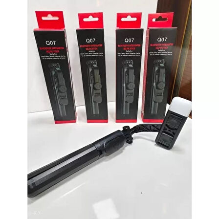 Universal Q07 6 Inç Halka Işık Taşınabilir Bluetooth Selfie Stick Tripod (4915)