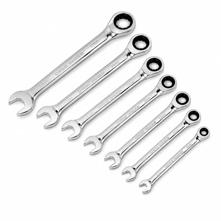7 PCS CIRCIR KOMBİNE ANAHTAR SETİ 8-10-12-13-14-17-19MMPLASTİK TAŞIMA ÇANTALI (4915)