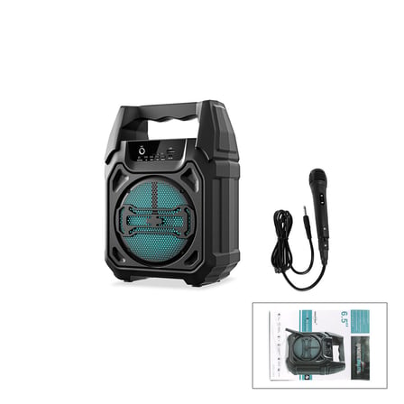6.5 INC BLUETOOTH WİRELESS MİKROFONLU HOPARLÖR - SPEAKER USB SARJLI AUX - TF - USB PS-1283 (4915)