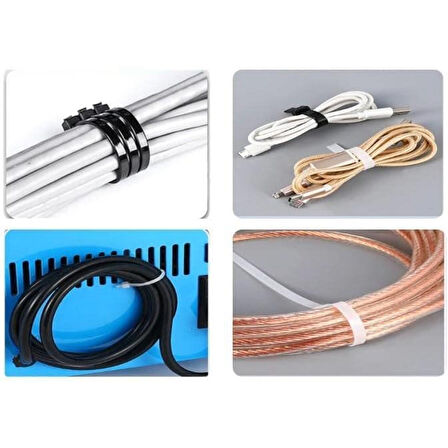 BEYAZ   3.6X150MM  PLASTİK CIRT KELEPÇE  100PCS (4915)