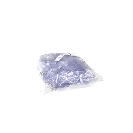 ASKI 10PCS TEKLİ METAL UÇLU MİKA KRİSTAL PLS. TABANLI ŞEFFAF PVC YAPIŞKANLI MONTAJ (4915)